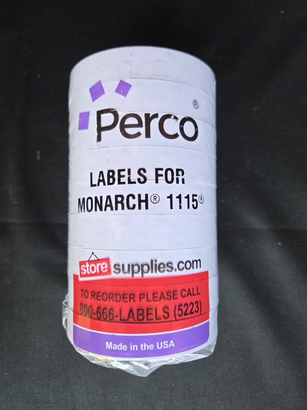 Monarch 1115 White Labels For Handheld Pricing Ease.